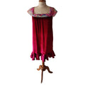 Robe Rubis en Fleurs